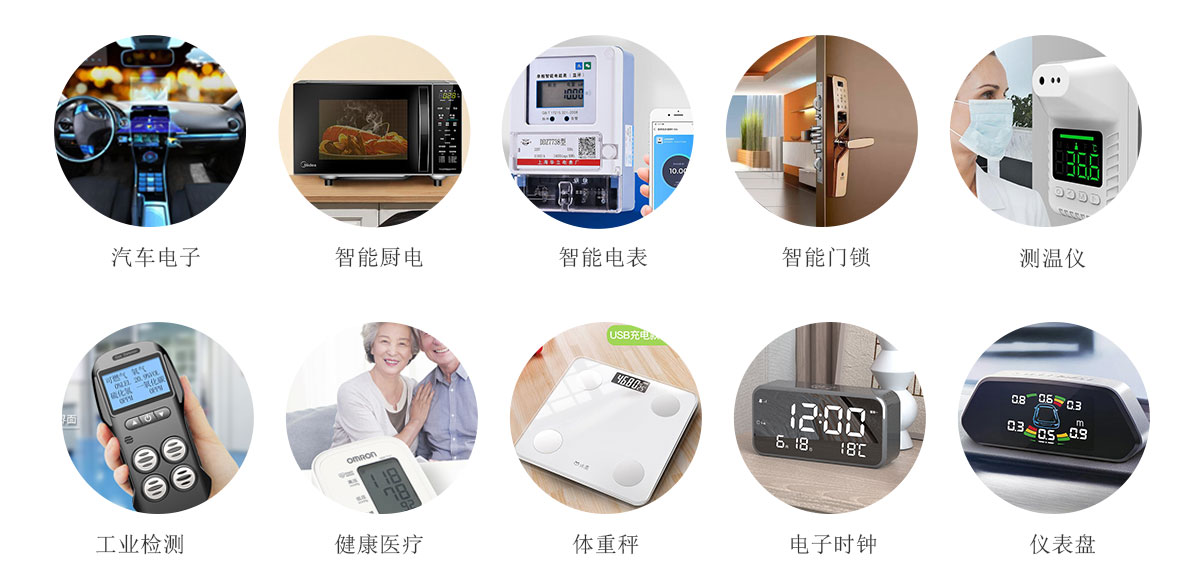 lcd顯示驅動芯片應用