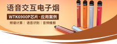 ＂電子煙智能化創(chuàng)新體驗：WTK6900P語音交互芯片方案，融合頻譜計算、精準語音